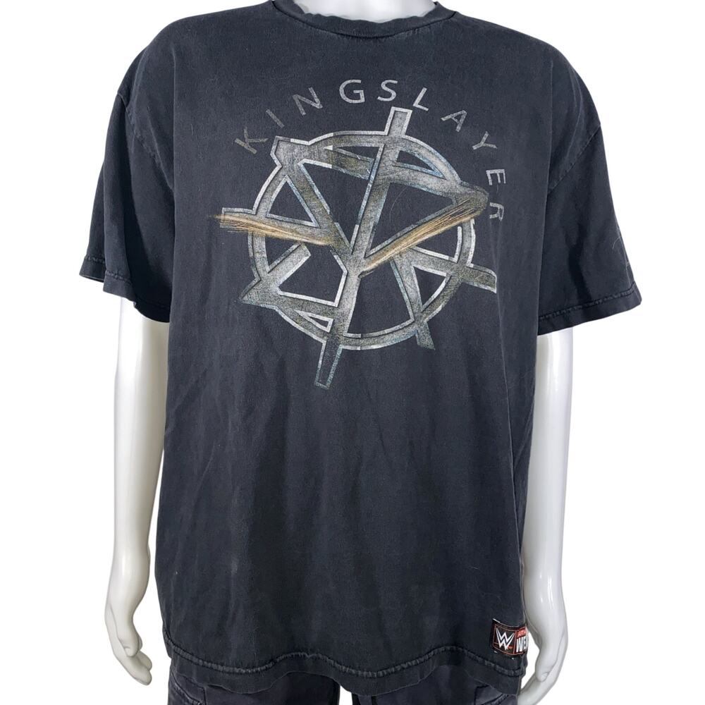 Seth Rollins Kingslayer T-Shirt WWE Wear Authentic Size 2XL Front Back Graphics